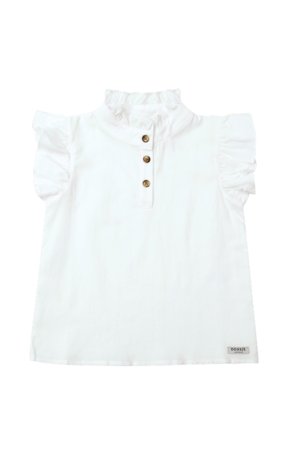 KIDS Donsje Steffie Blouse - Off White