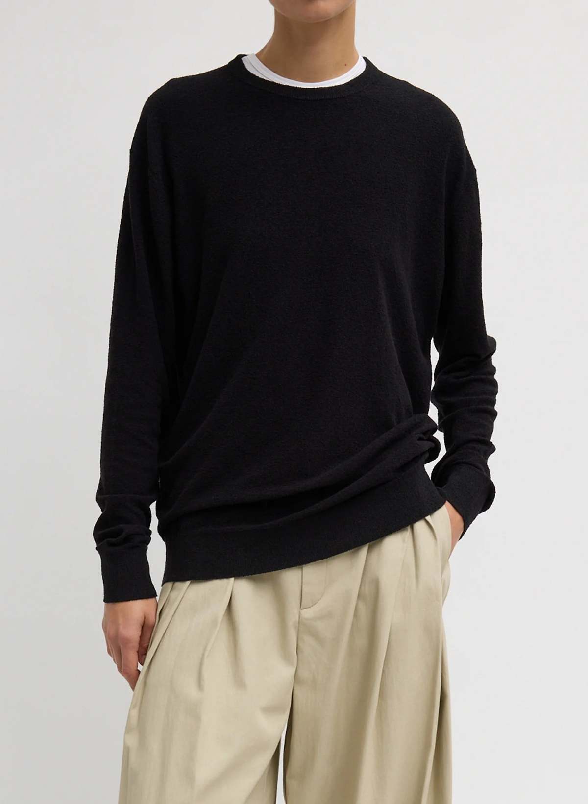 Tibi Sable Perfect Pullover Sweater - Image 1 of 5