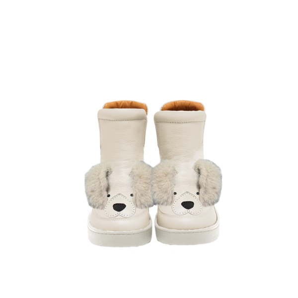 Kids Donsje Thuru Exclusive Boots - Ivory Leather