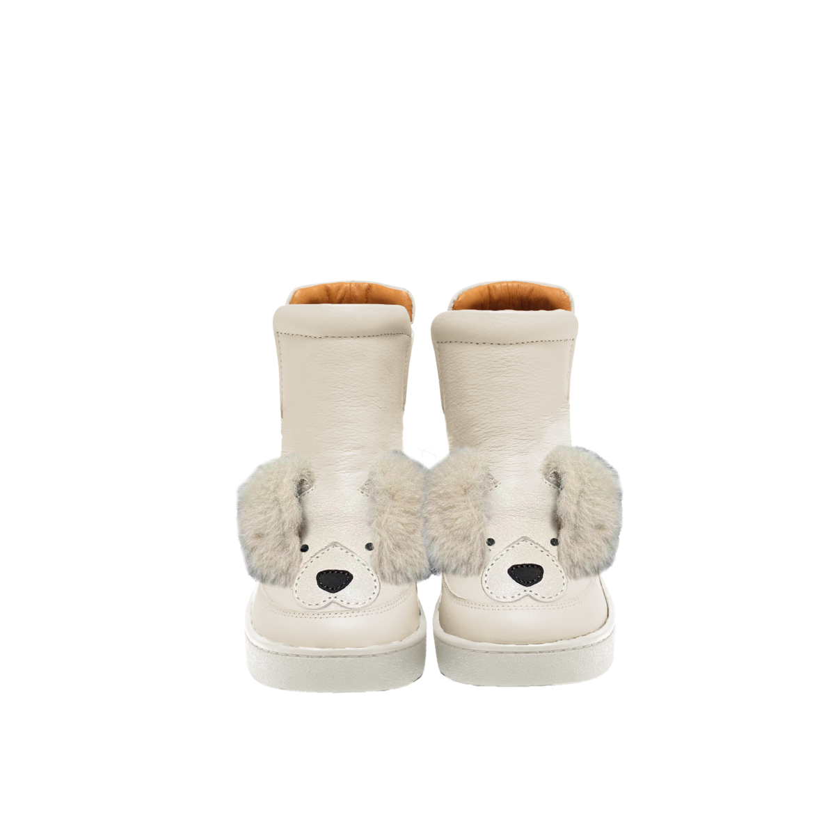 Kids Donsje Thuru Exclusive Boots - Ivory Leather - Image 1 of 5
