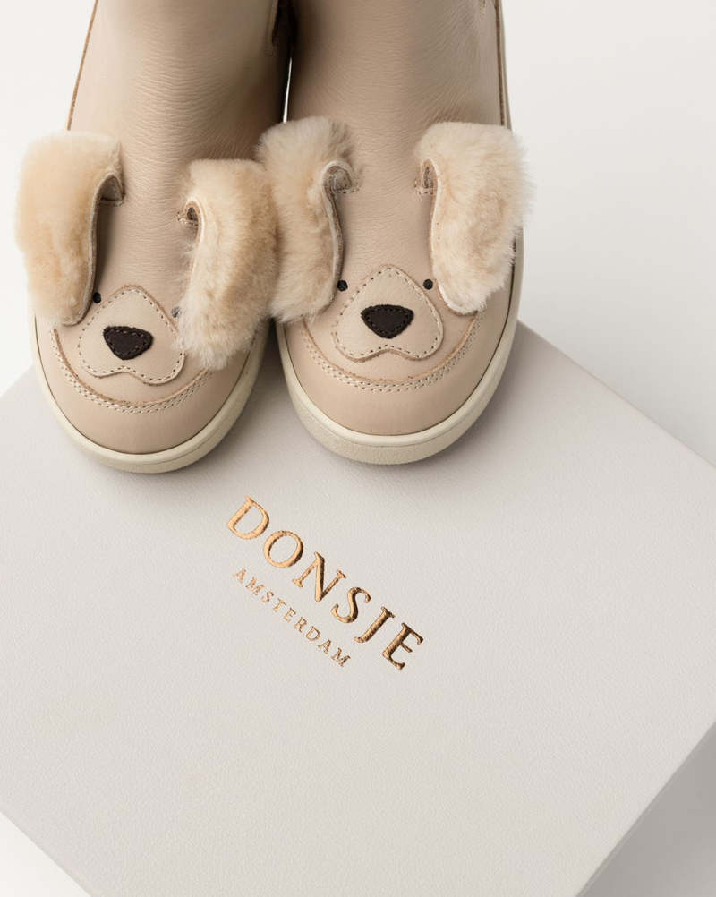Kids Donsje Thuru Exclusive Boots - Ivory Leather