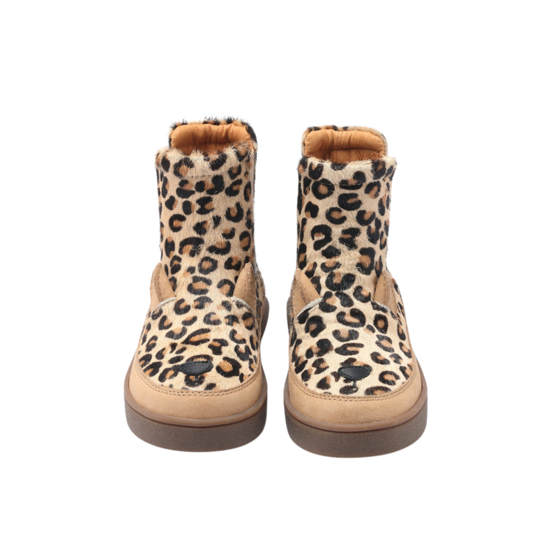 KIDS Donsje Thuru Exclusive Chelsea Boots - Leopard Spotted Cow Hair