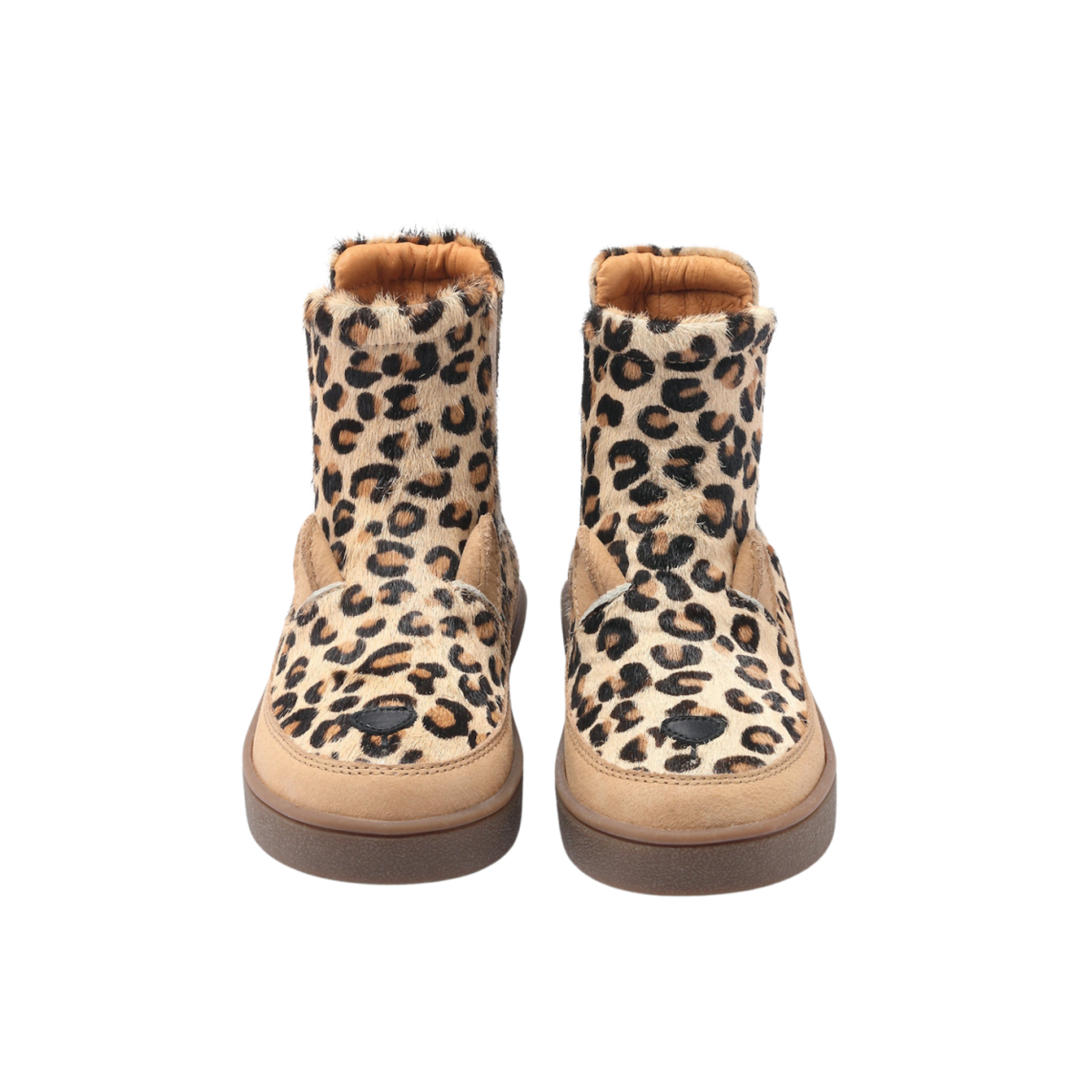KIDS Donsje Thuru Exclusive Chelsea Boots - Leopard Spotted Cow Hair - Image 3 of 6