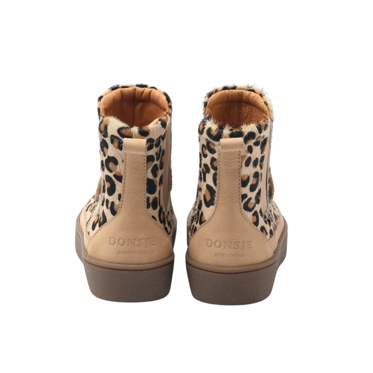 KIDS Donsje Thuru Exclusive Chelsea Boots - Leopard Spotted Cow Hair - Image 5 of 6