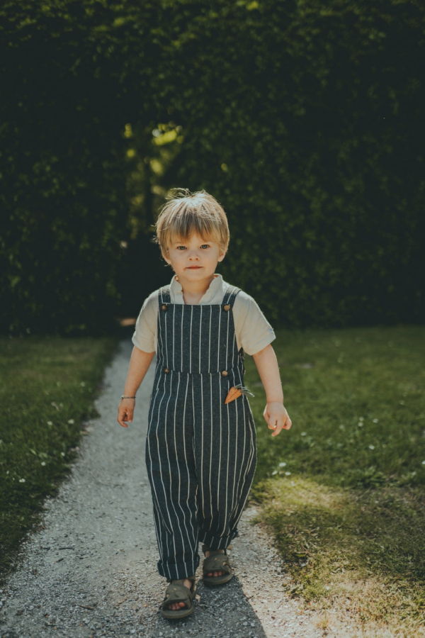 KIDS Donsje Tilsen Overalls - Night Blue Melange