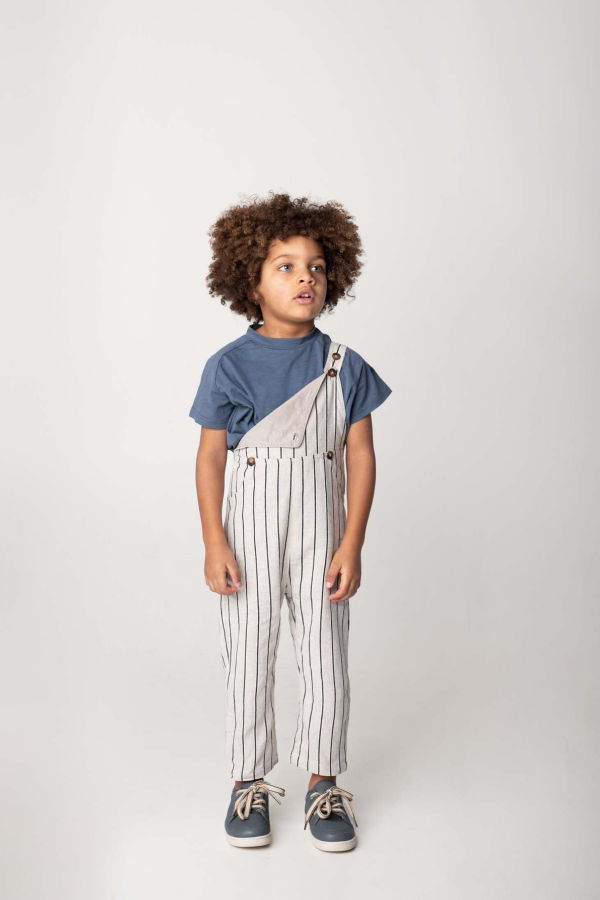 KIDS Donsje Tilsen Overalls - Soft Sand Melange