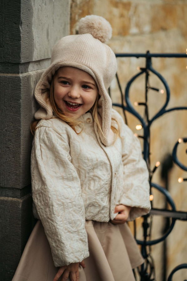 KIDS Donsje Tirza Hat - Soft Sand Teddy