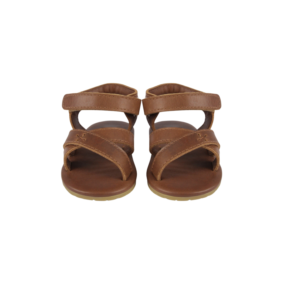 KIDS Donsje Tobi Sandals - Cognac Classic Leather - Image 3 of 6