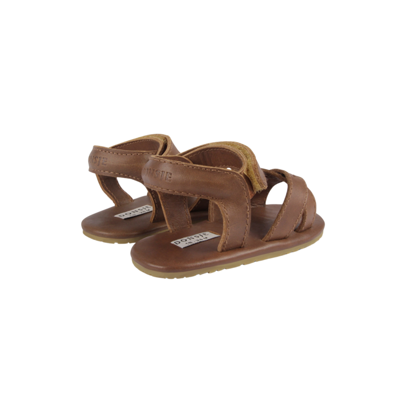 KIDS Donsje Tobi Sandals - Cognac Classic Leather