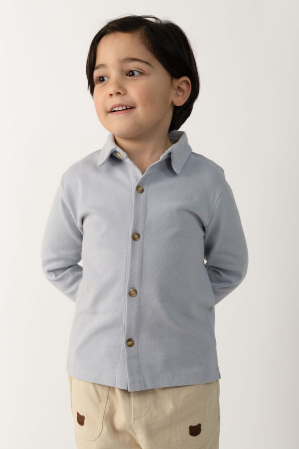 KIDS Donsje Touten Shirt - Ice Blue