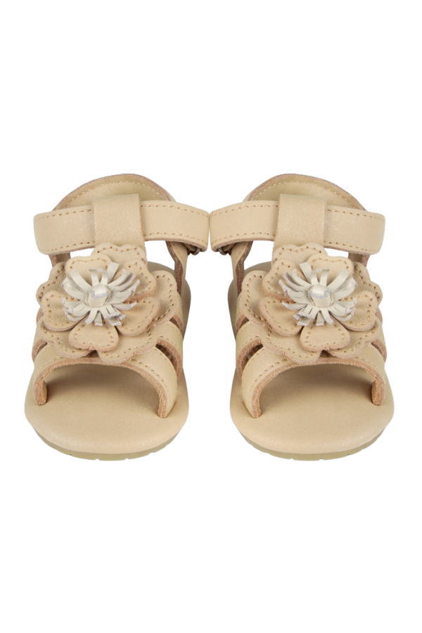 KIDS Donsje Tuti Fields Sandals Buttercup - Gold Metallic Nubuck
