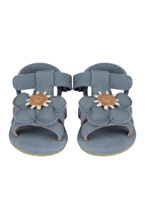 KIDS Donsje Tuti Fields Sandals Forget Me Not - Petrol Nubuck