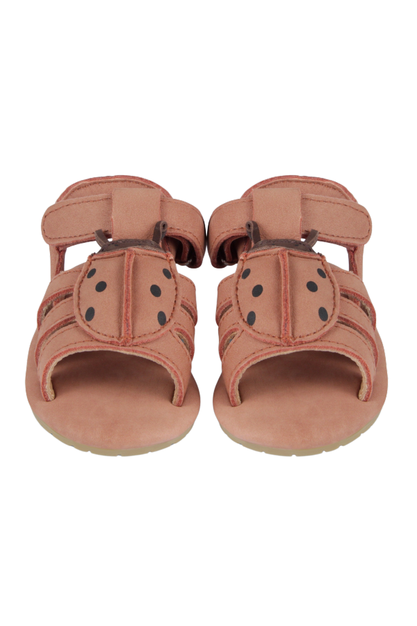 KIDS Donsje Tuti Sky Lady Bird Sandals - Walnut Nubuck