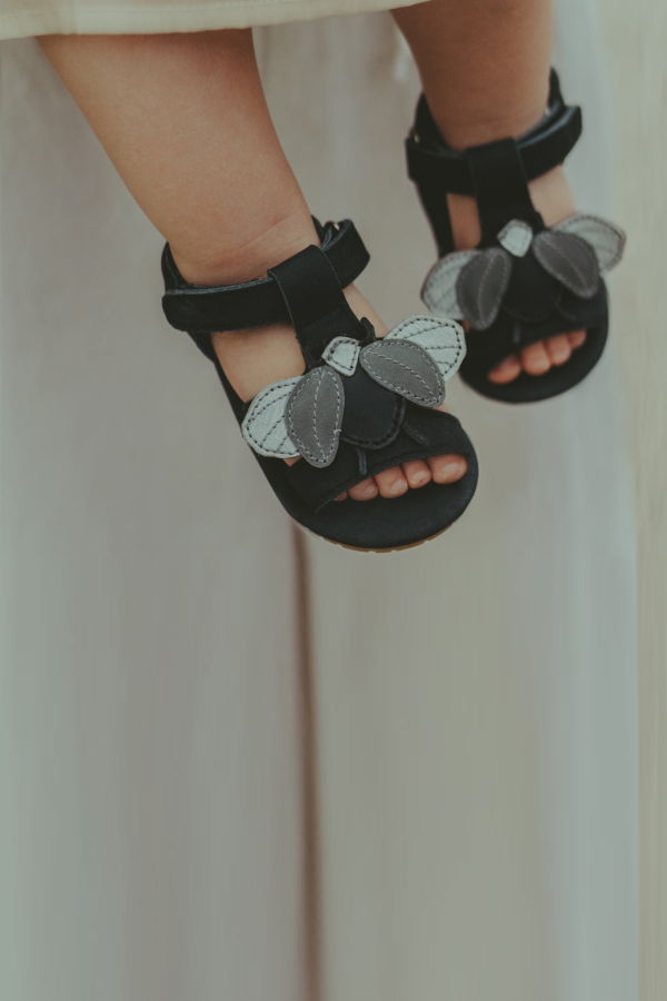 KIDS Donsje Tuti Sky Sandals - Navy Nubuck