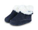 Kids Donsje Twisi Skunk Baby Boots - Navy Nubuck - Thumbnail 1