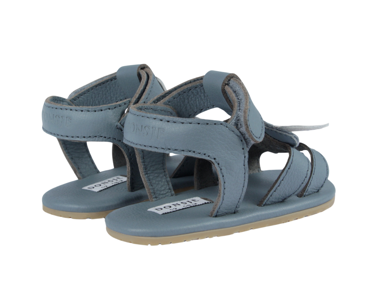 KIDS Donsje Ushy Flying Fish Sandals - Blue Stone Leather - Image 3 of 5