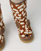 KIDS Donsje Wadudu Exclusive Bambi Boots - Brown Spotted Cow Hair - Thumbnail 3