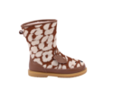 KIDS Donsje Wadudu Exclusive Bambi Boots - Brown Spotted Cow Hair - Thumbnail 5