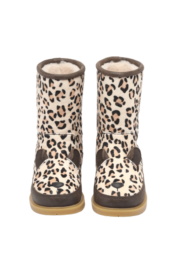 KIDS Donsje Wadudu Exclusive Boots Jaguar Boots - Jaguar Spotted Cow Hair