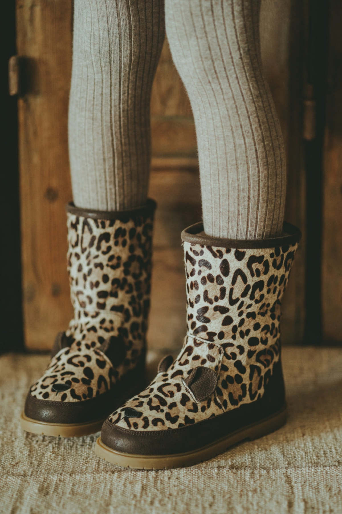 KIDS Donsje Wadudu Exclusive Boots Jaguar Boots - Jaguar Spotted Cow Hair - Image 2 of 4