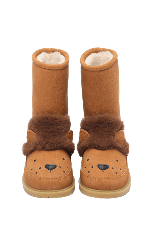 KIDS Donsje Wadudu Exclusive Leo Boots - Camel Betting Leather