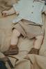 KIDS Donsje Wes Shorts - Latte Melange - Thumbnail 2