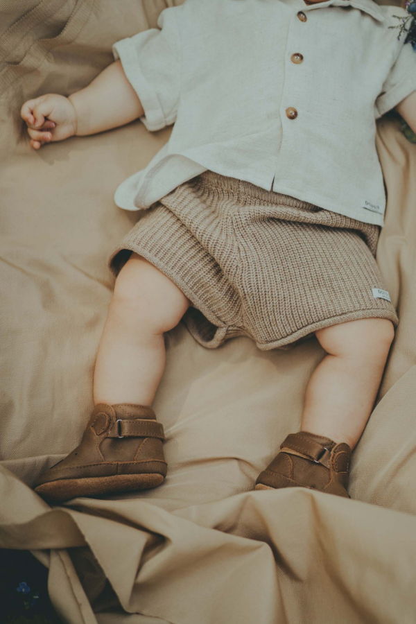 KIDS Donsje Wes Shorts - Latte Melange