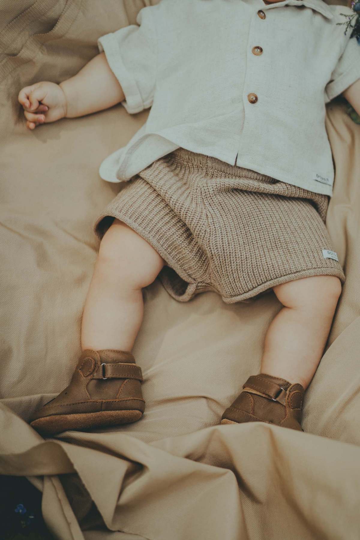 KIDS Donsje Wes Shorts - Latte Melange - Image 2 of 7