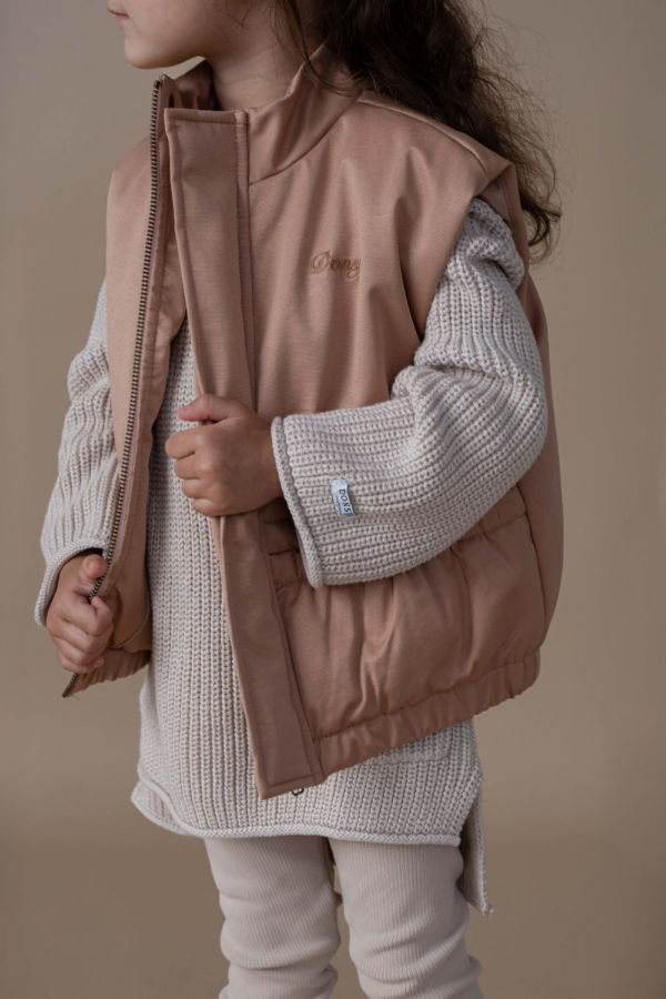 KIDS Donsje Wiede Bodywarmer - Apricot
