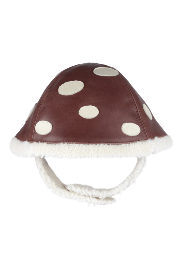 KIDS Donsje Wilder Hat Toadstool Hat - Burgundy Classic Leather