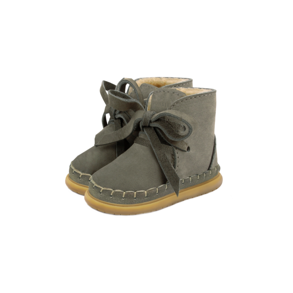 KIDS Donsje Wisi Classic Shoes - Stone Nubuck KIDS Donsje Wisi Classic Shoes - Stone Nubuck