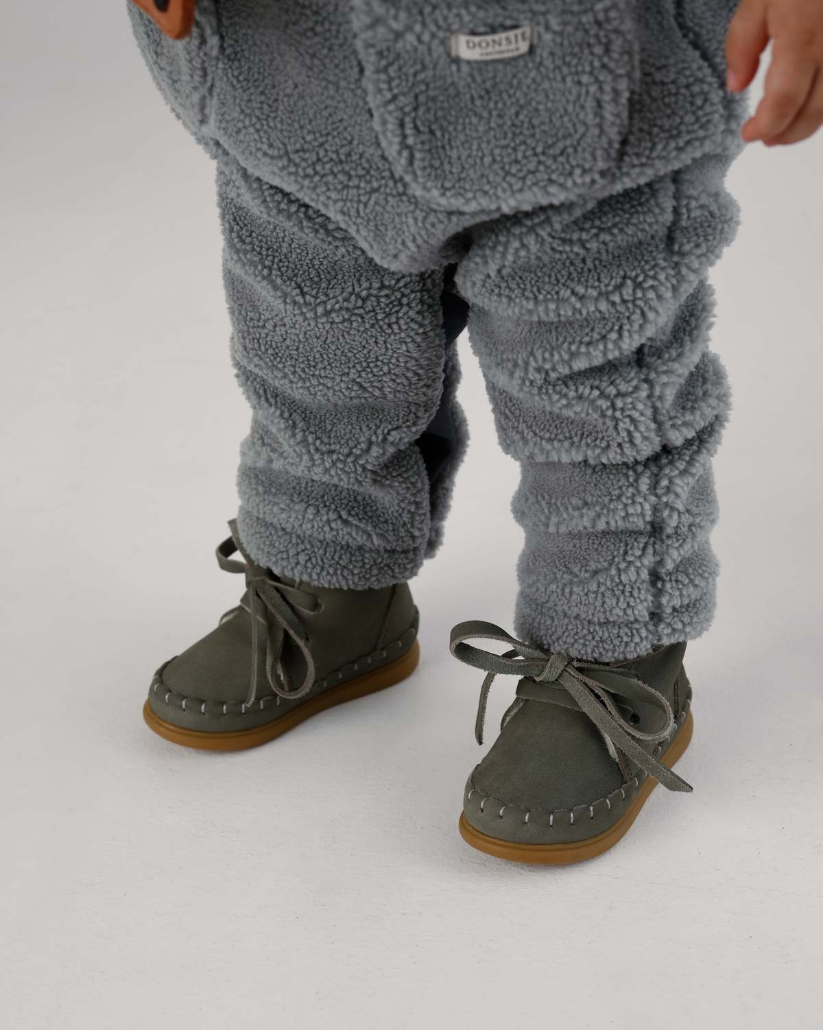 KIDS Donsje Wisi Classic Shoes - Stone Nubuck - Image 2 of 6