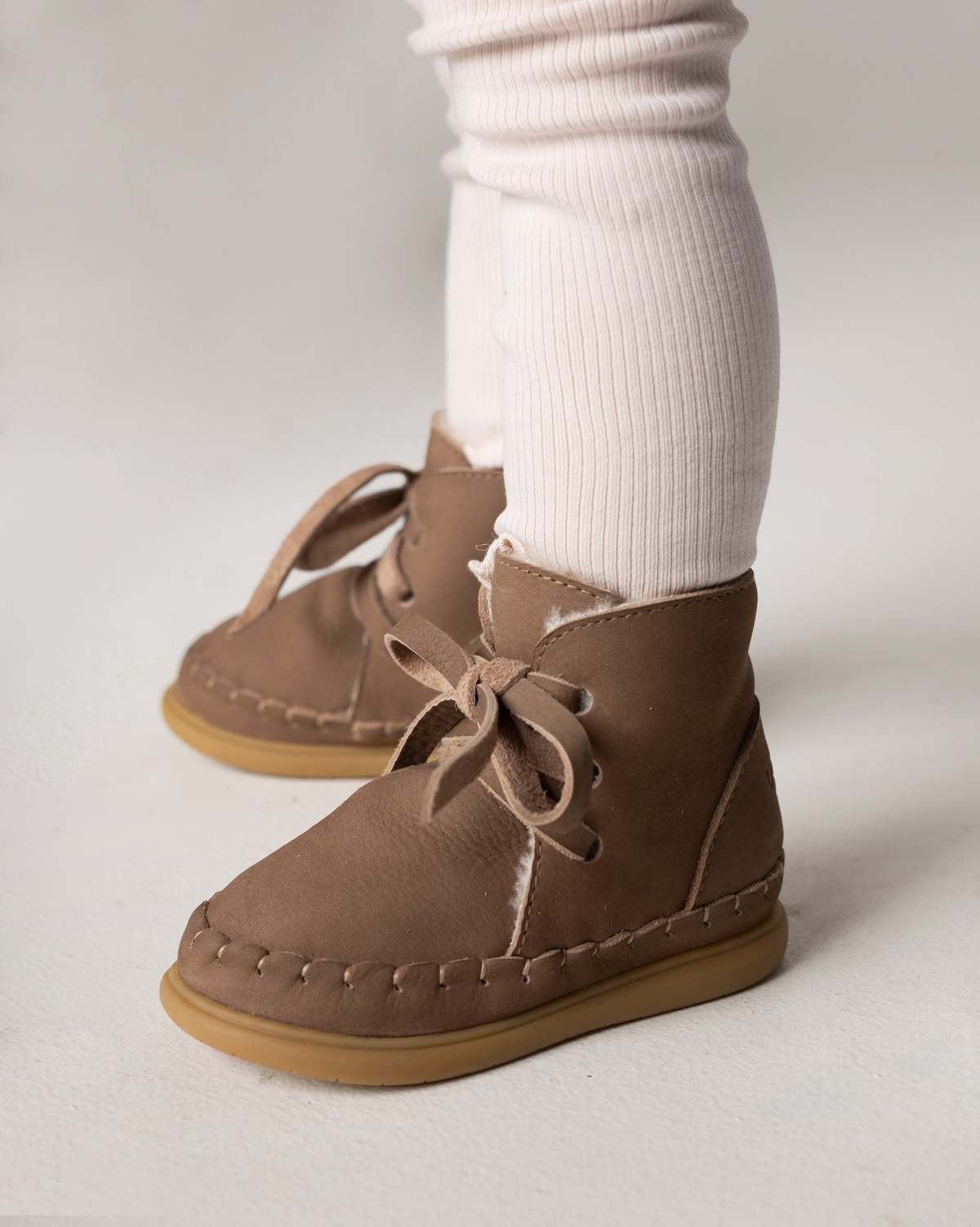 KIDS Donsje Wisi Classic Shoes - Truffle Nubuck - Image 2 of 6