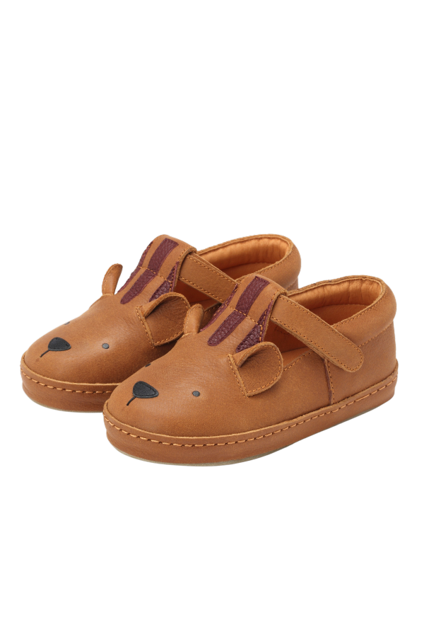KIDS Donsje Xan Classic Shoes Tiger Shoes - Fudge Leather