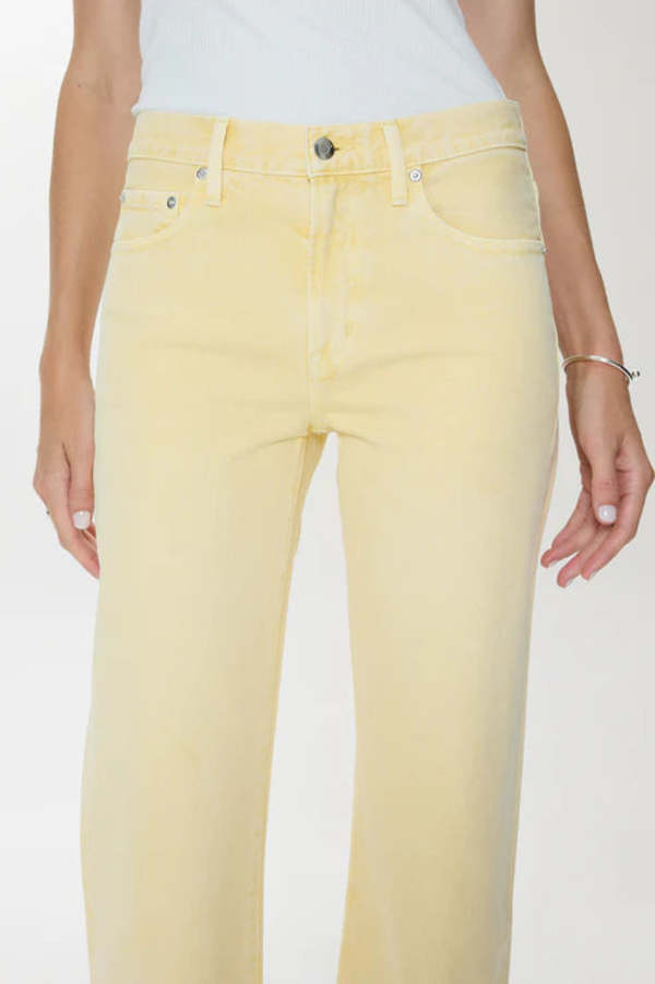 Pistola Lexi Mid Rise Bowed Straight Jeans