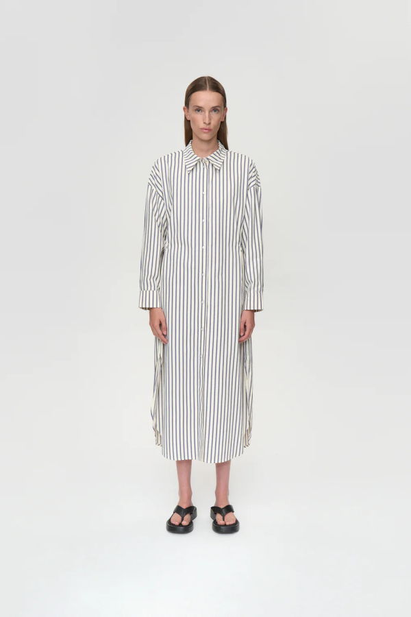 Minimum June Shirt Dress - Sky Captain