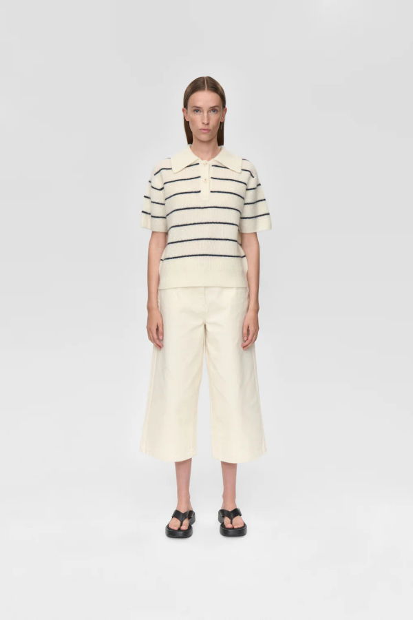 Minimum Ruth Knit Polo - Coco Milk