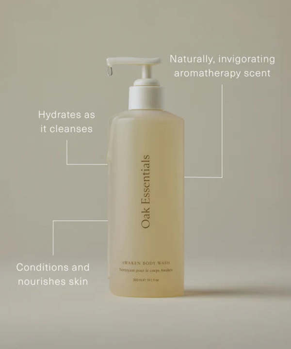 Oak Essentials Awaken Body Wash