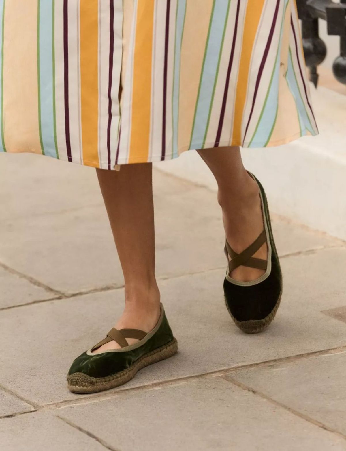PENELOPE CHILVERS Chico Velvet Espadrille - Image 6 of 7