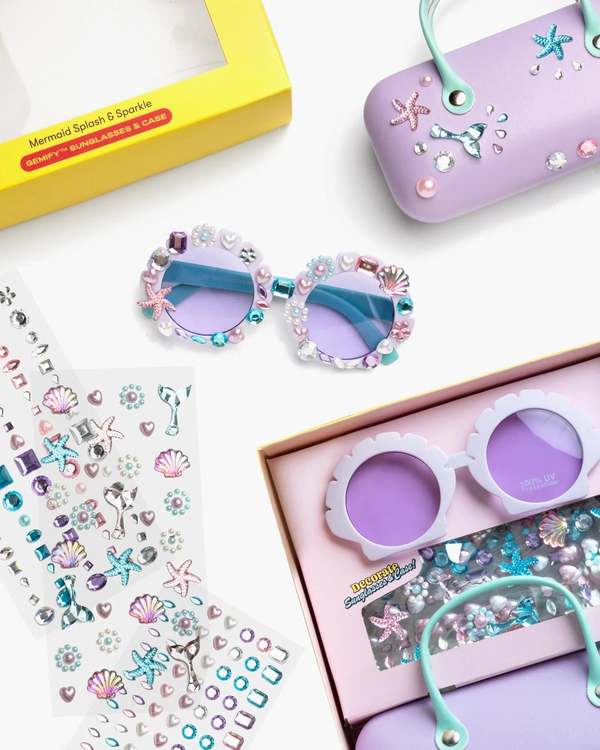 KIDS Super Smalls Mermaid Splash & Sparkle Gemify Sunglasses and Case