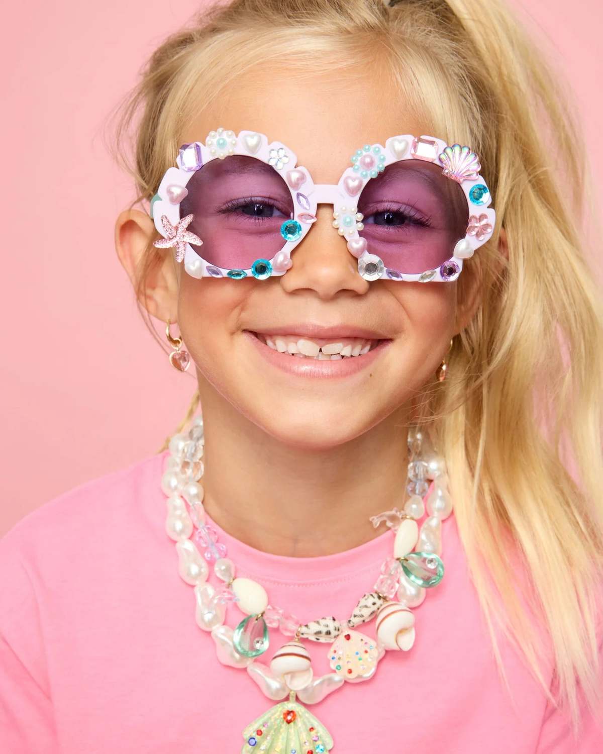 KIDS Super Smalls Mermaid Splash & Sparkle Gemify Sunglasses and Case - Image 4 of 4