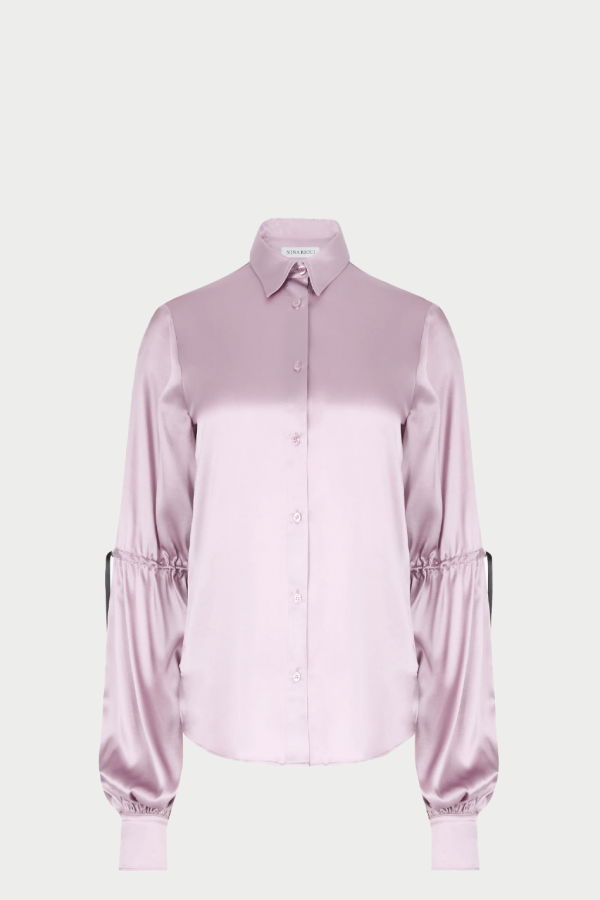 Nina Ricci Bow-detail Satin Shirt