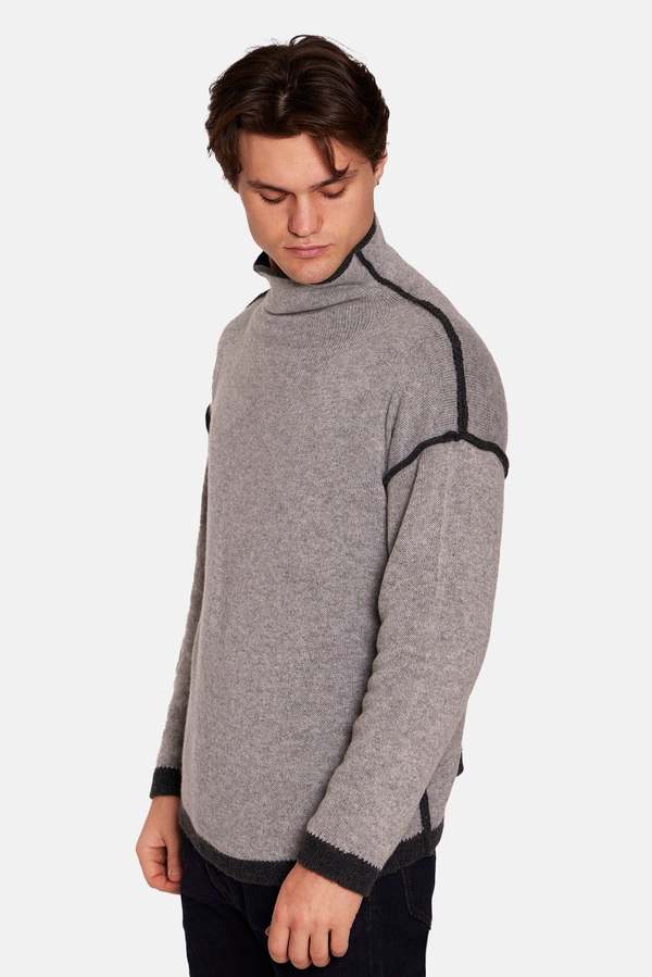 Blue&Cream Brad Cashmere Turtleneck Sweater