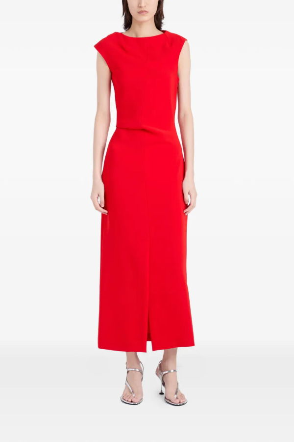 Proenza Schouler Damea Dress - Tomato