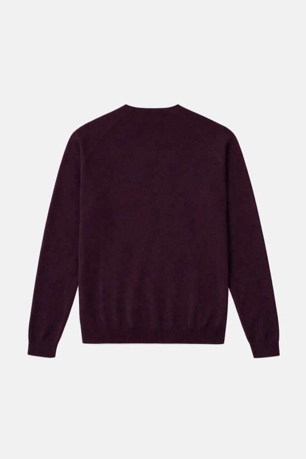 Blue&Cream Ford Cashmere V-Neck Sweater