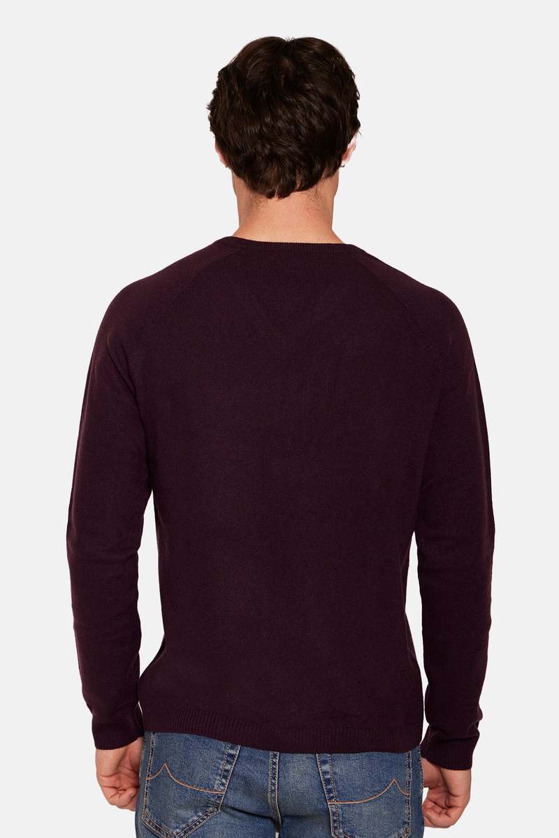 Blue&Cream Ford Cashmere V-Neck Sweater