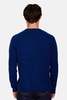 Blue&Cream Ford Cashmere V Neck Sweater - Midnight Blue - Thumbnail 5