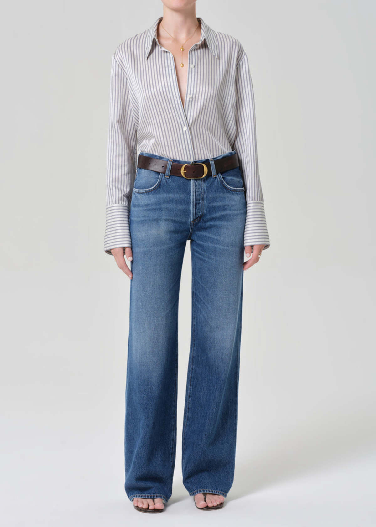 Citizens of Humanity Annina Straight Leg 33" Inseam Jeans - Image 2 of 9