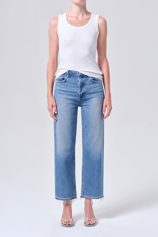 AGOLDE Ren Jean: High Rise Wide Leg Jeans