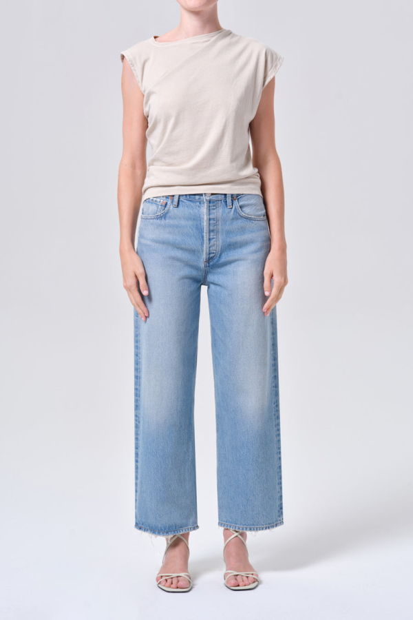 AGOLDE Ren Jean: High Rise Wide Leg Jeans
